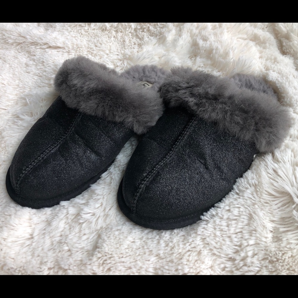 Ugg Black Glitter Coquette Slipper